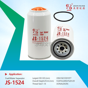 JS-1524 High Quality Spin-on Fuel Water Separator Filter for Truck FS20129 1125030-TF980 5591977