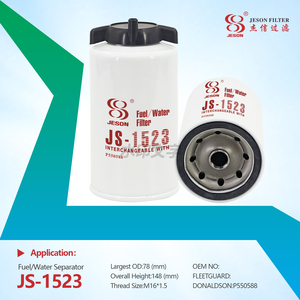 JS-1523 Replace Perkins Fuel Filter 26561118 Fuel Water Separator P550588 for Construction Machinery Generator Set