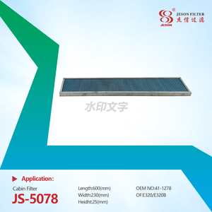 JS-5078 Manufacturer Factory Direct in Stock High Efficiency 41-1278 3050329 PA3939 CA-55850 Cabin Air Filter