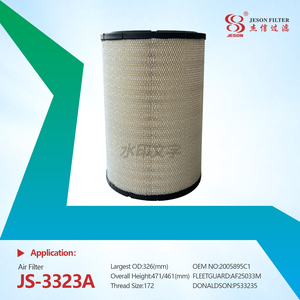 JS-3323AB Truck diesel Engine Part Air Filter AH148880 2005895C1 AF25033 for John Deere Tractor Combine 9650 9510 9320T 9620T T550
