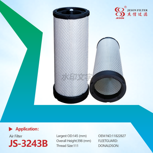 JS-3243AB Excavator Engine Spare Parts for 920C air Filter element Kit Sa160070 11822826 P628866 11822827