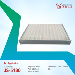 JS-5180 High Filtration Accuracy Cabin Air Filter P121351 AF4179